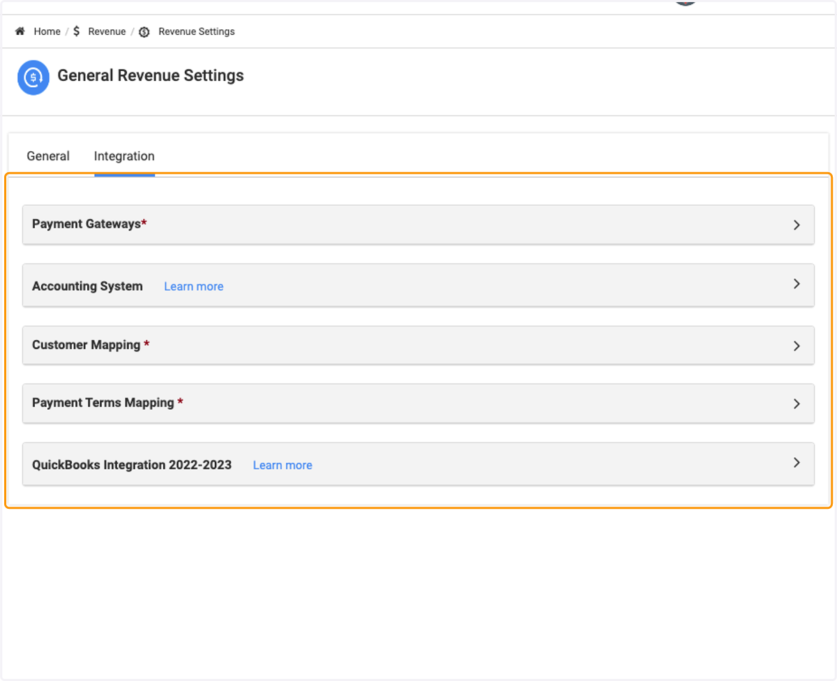 There are two different Integrations available in Engagifii: Payment Gateways and Accounting Systems (such as QuickBooks)