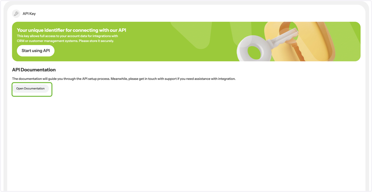 Check API documentation