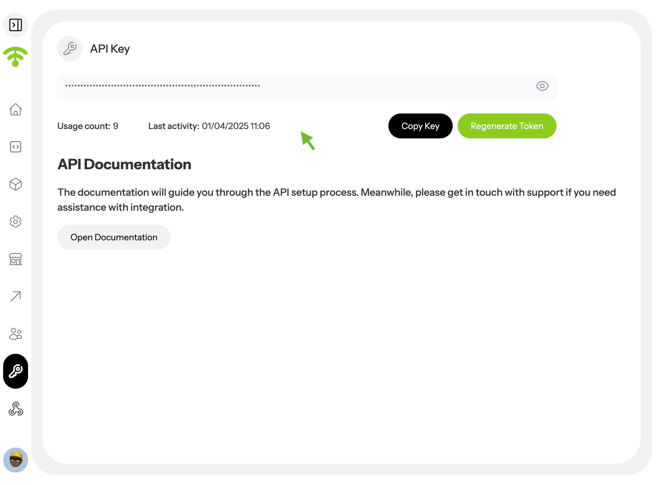 Now you can see the API in action with the last Activity recorded.