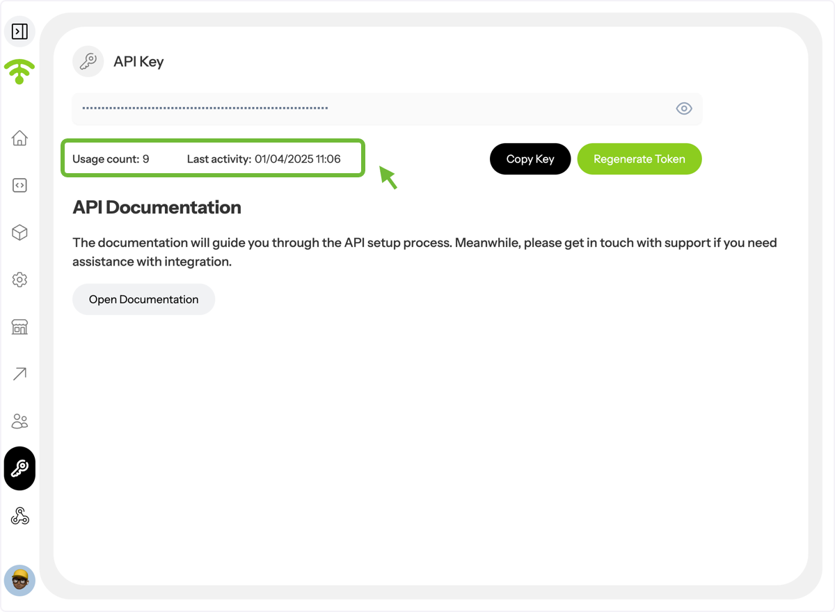 Now you can see the API in action with the last Activity recorded.
