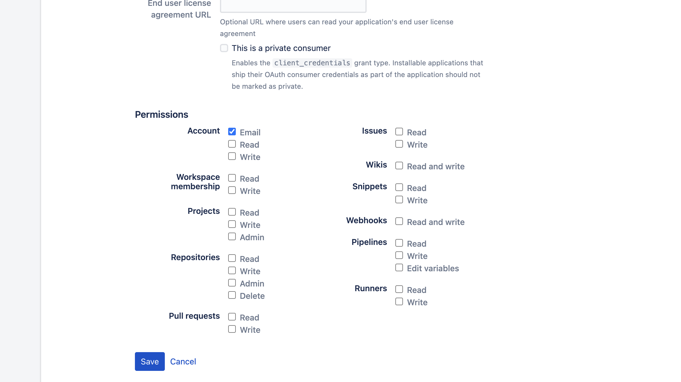 Permission Scope