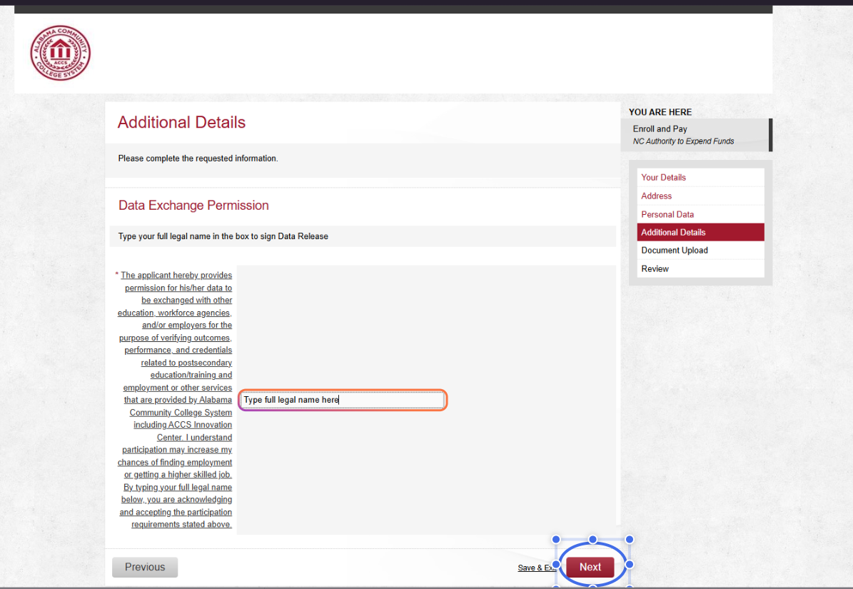Data Exchange Permission and other acknowledgement questions