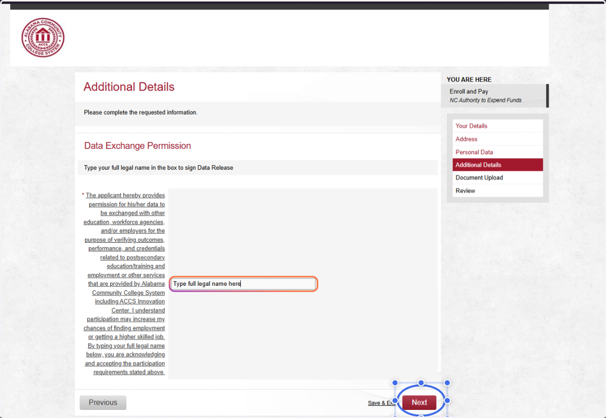 Data Exchange Permission and other acknowledgement questions