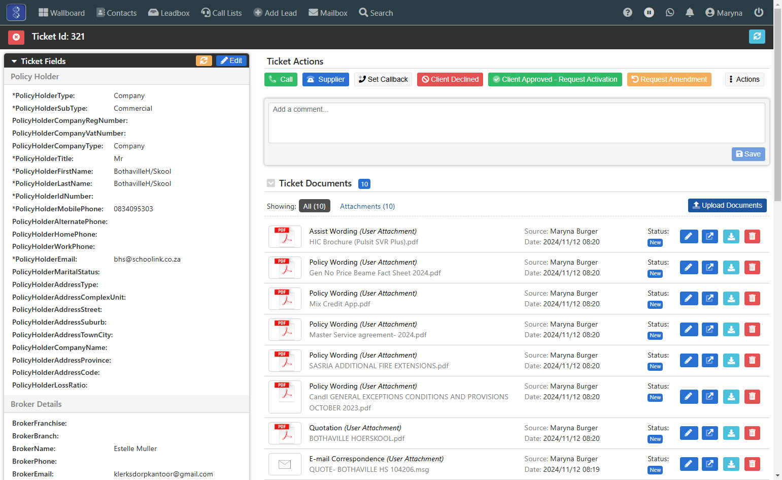 Click on Upload Documents