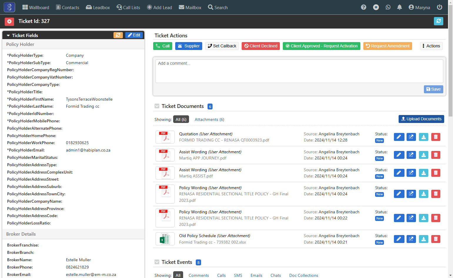 Click on Upload Documents