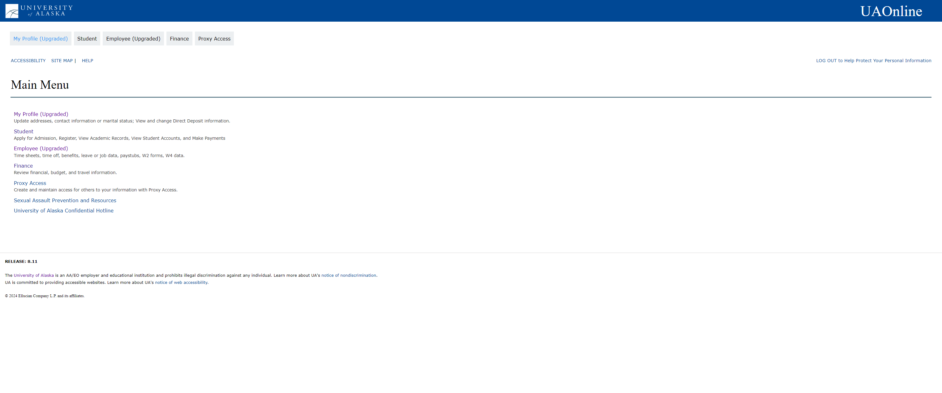 Click on My Profile (Upgraded)
