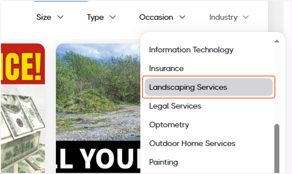 Select your industry