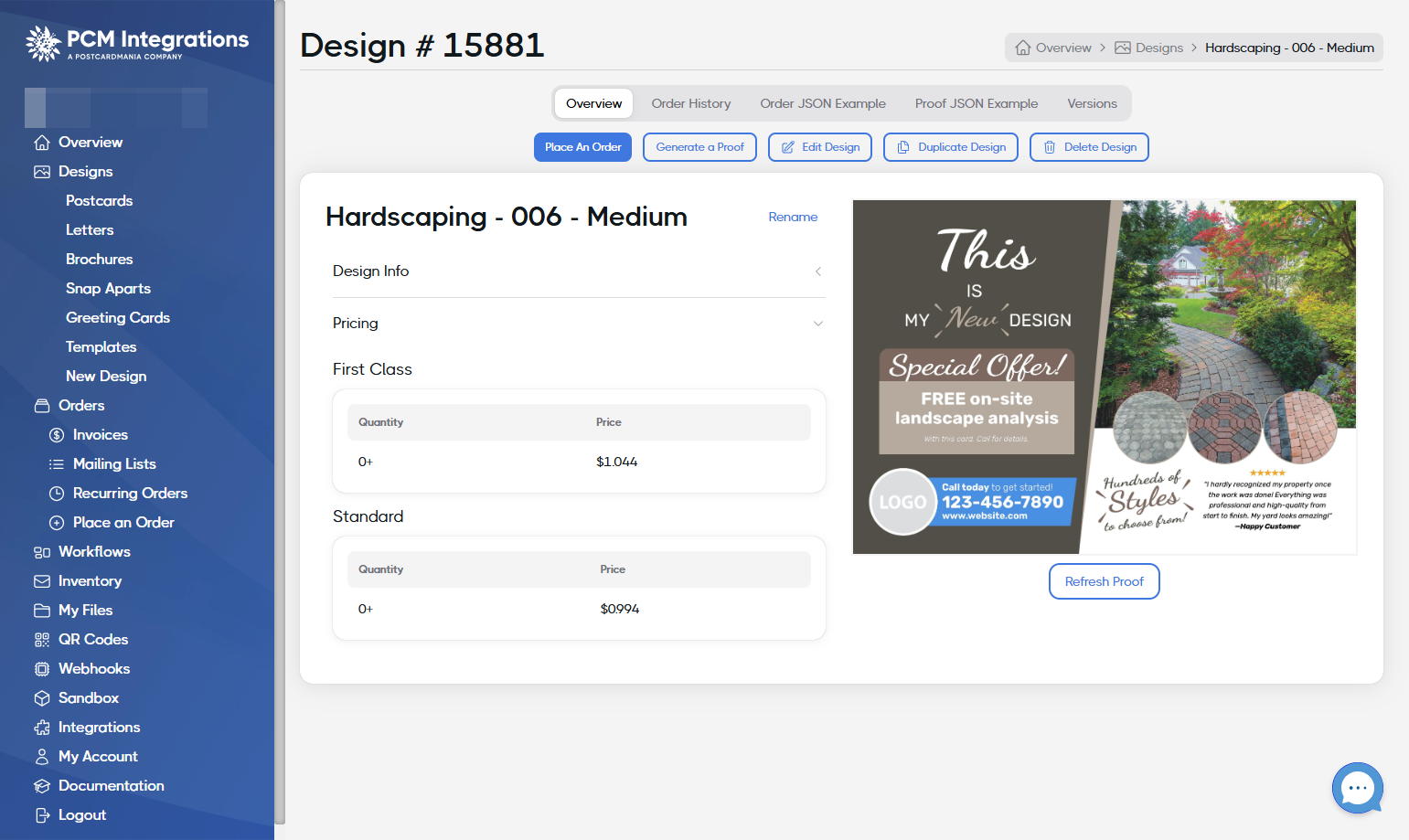 Congratulations! Your design is ready!
