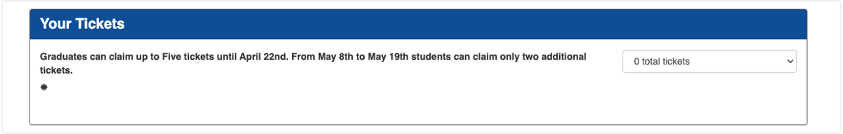 Click on Graduate Information and RSVP…