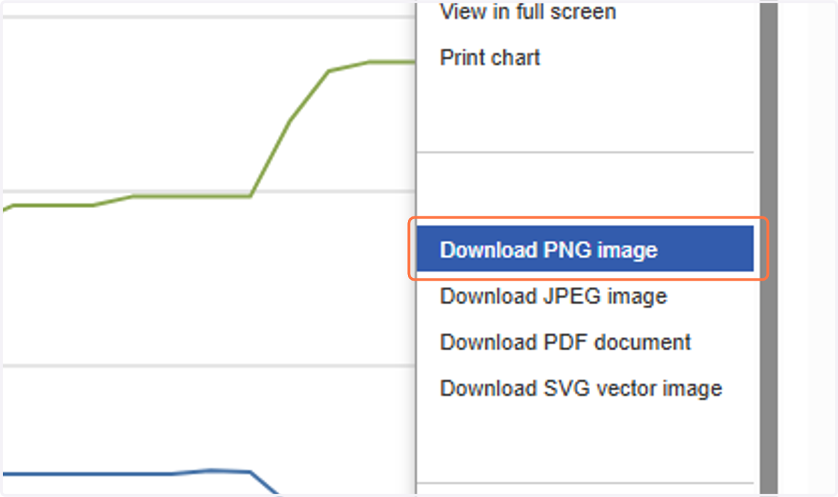 How to download charts