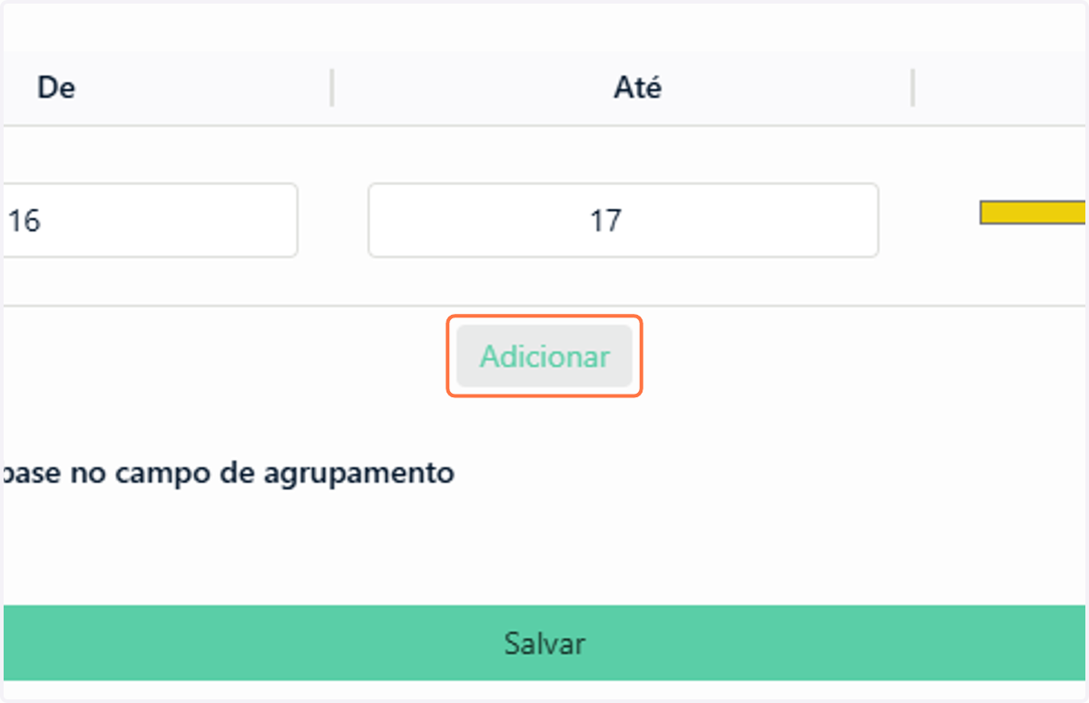 Você pode adicionar quantos intervalos quiser para seu dashboard