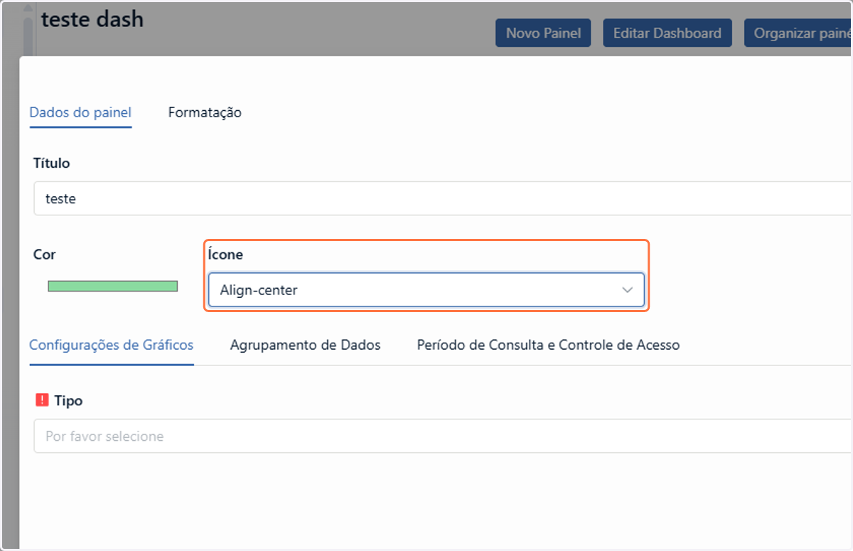 Escolha um ícone
