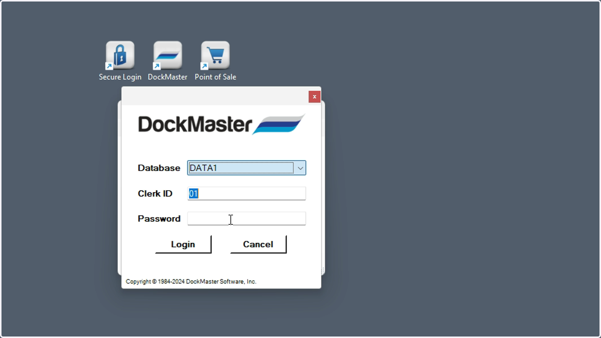 Enter your unique credentials to log in