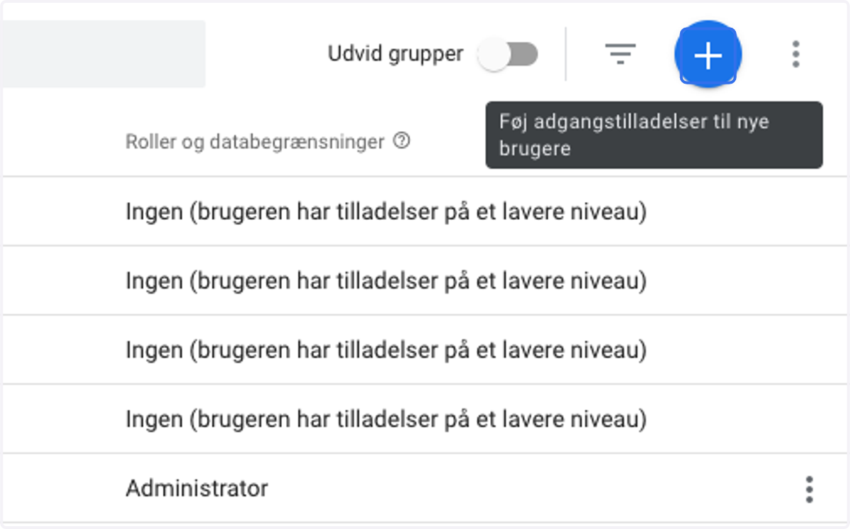 Click on the blue "add"
