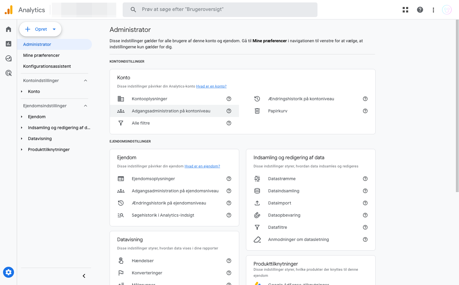 Click on Access management at account level