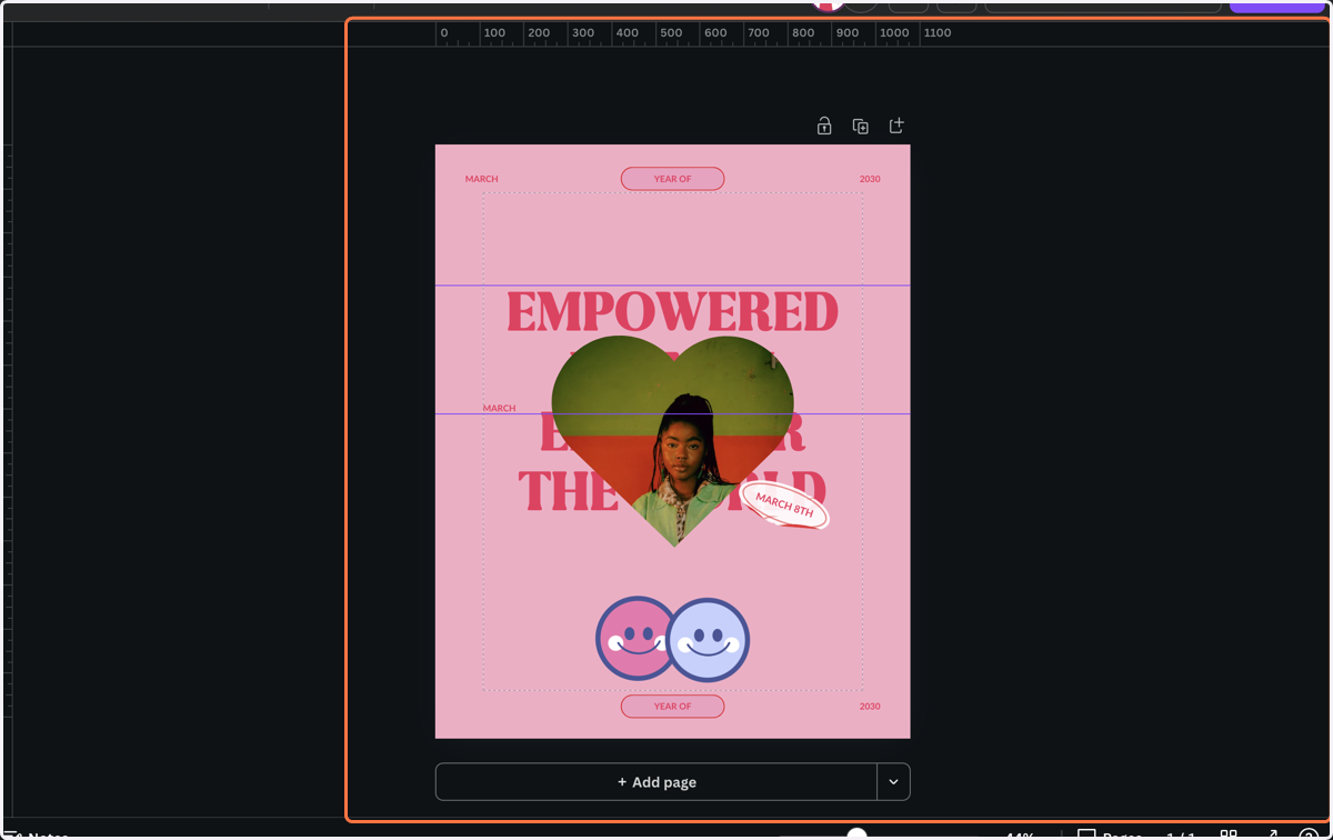 Drag highlighted element
