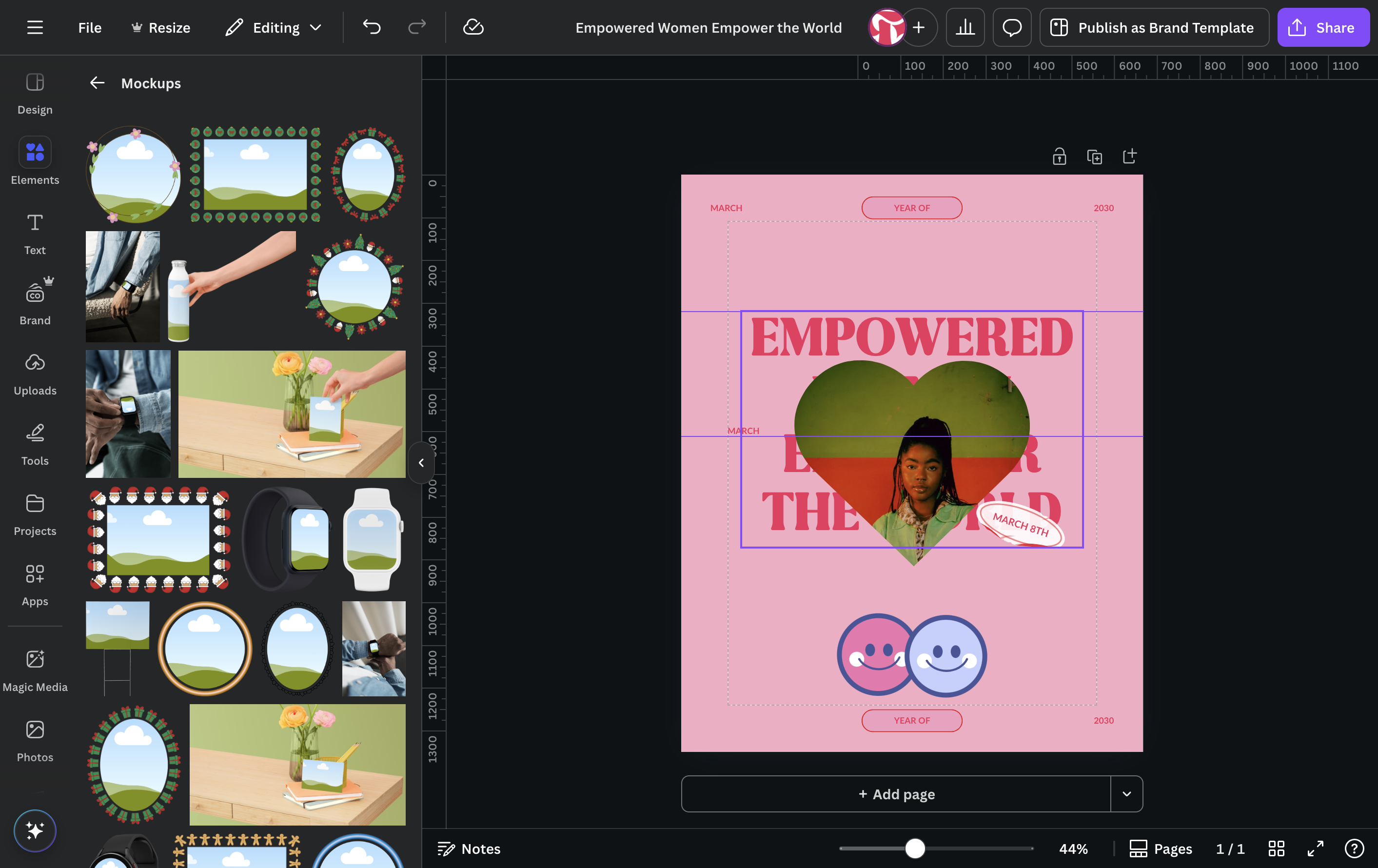 Select a mockup