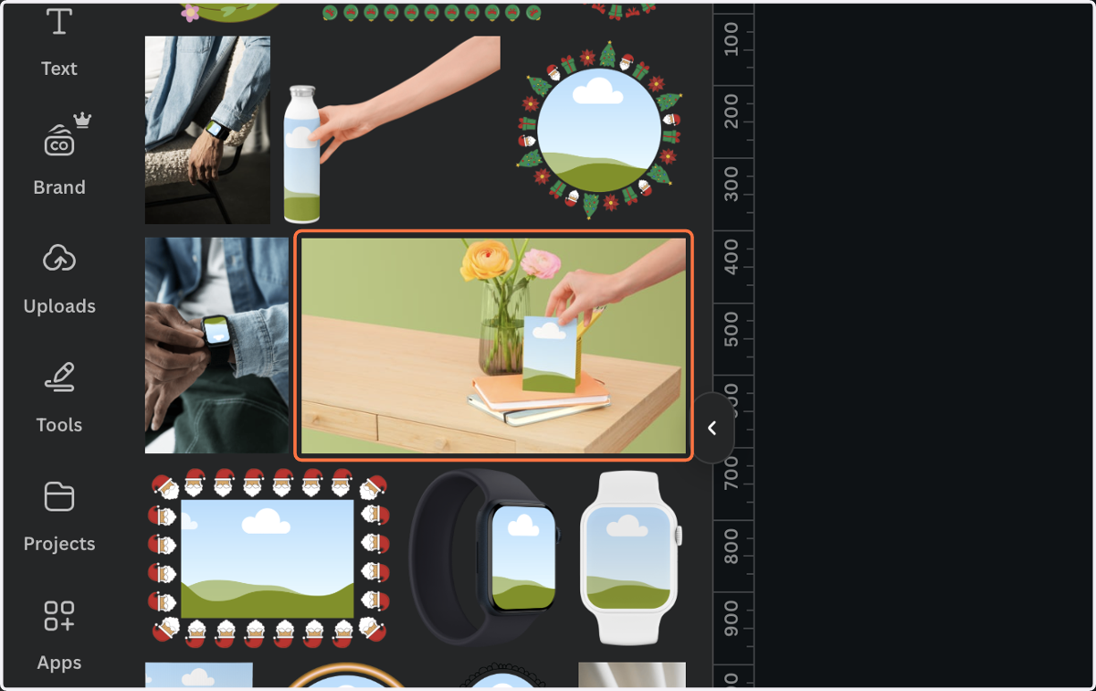 Select a mockup
