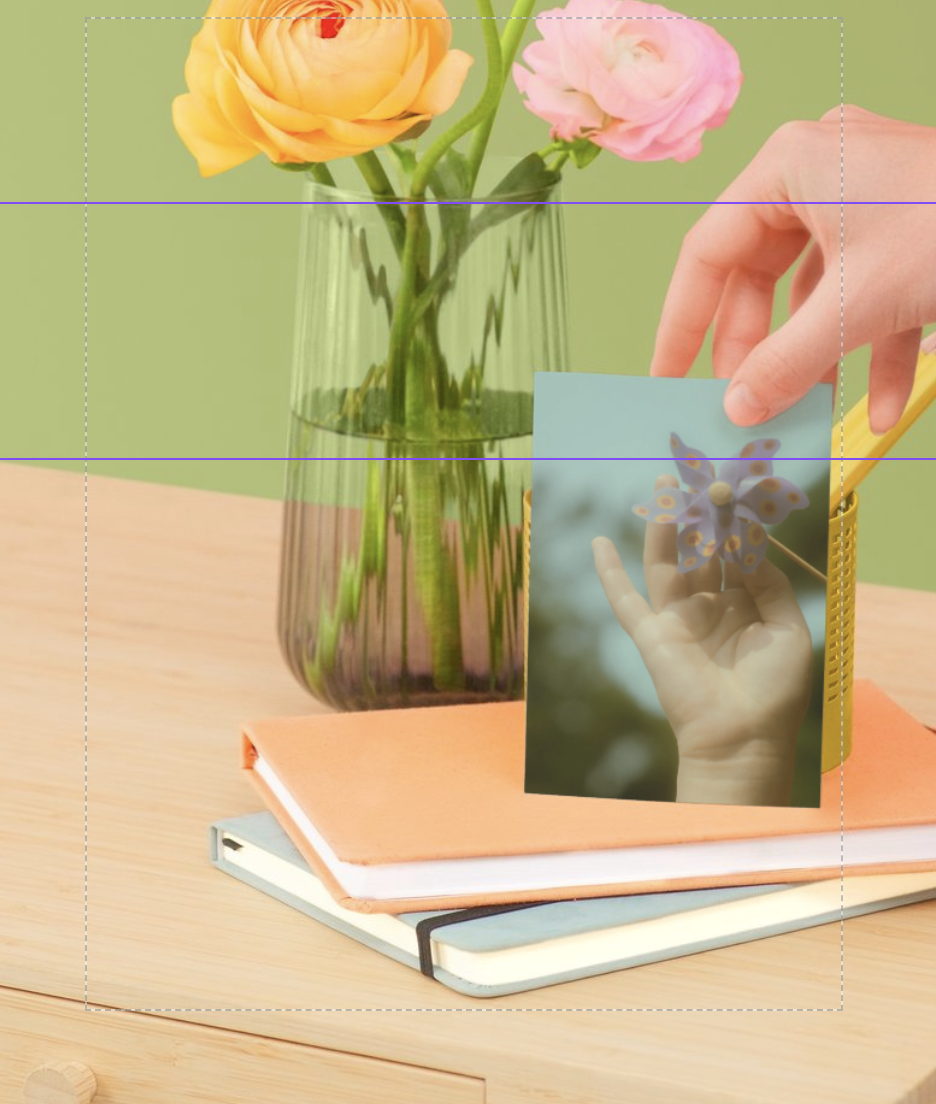 The image will be added into the mockup.