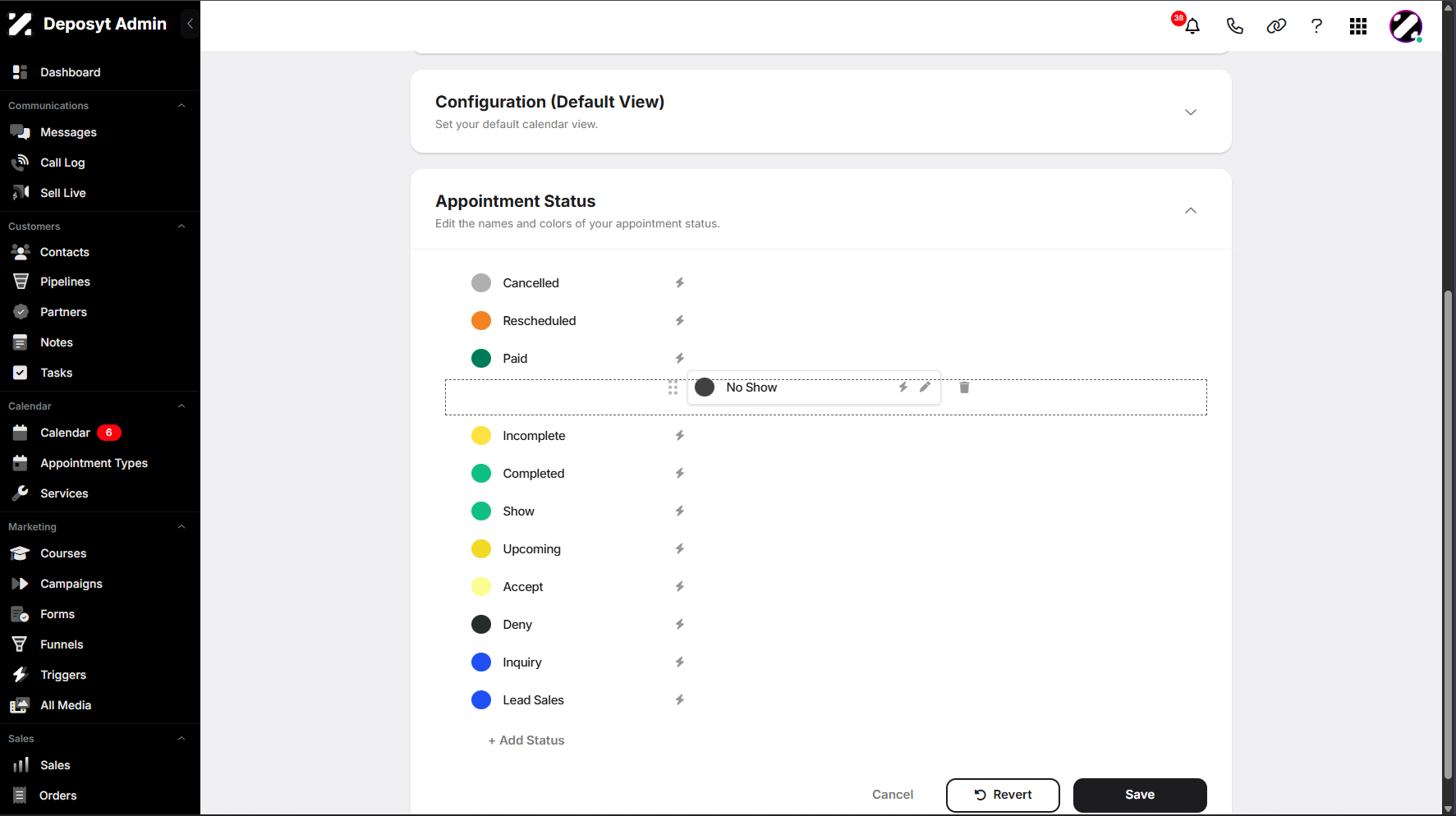 Step 8: You can also rearrange them using drag and drop. Hover over the item, then click and hold to drag it to your desired position.