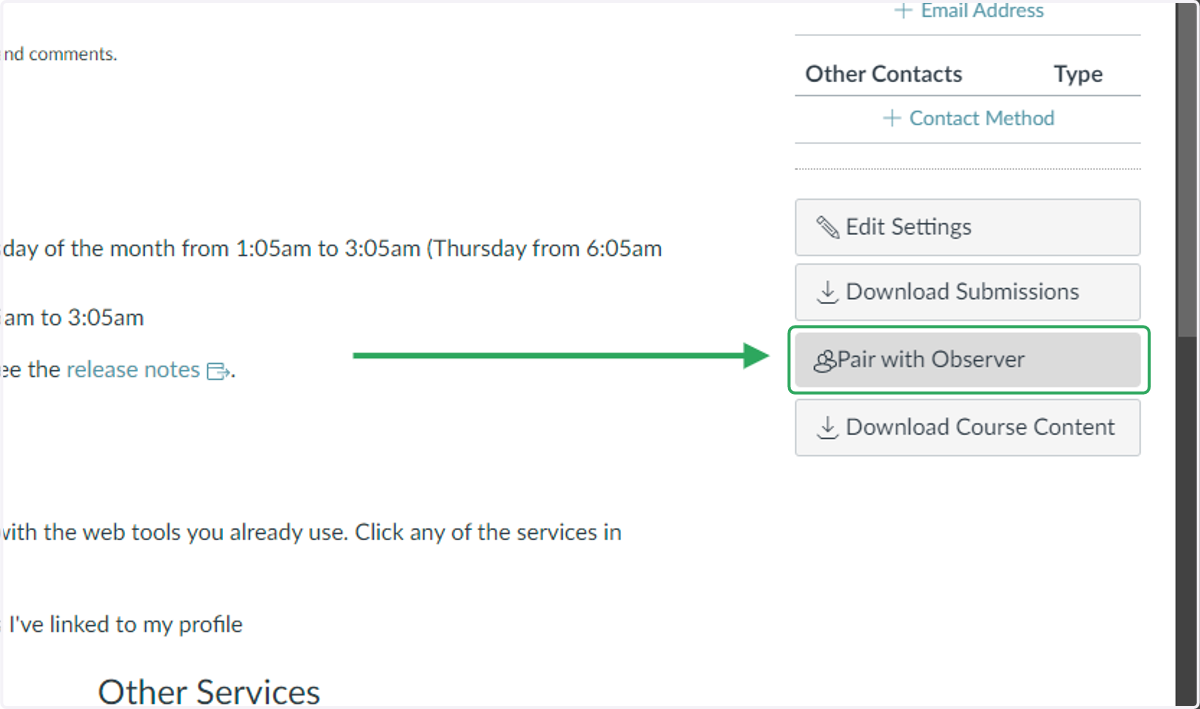 Click on Pair with Observer
