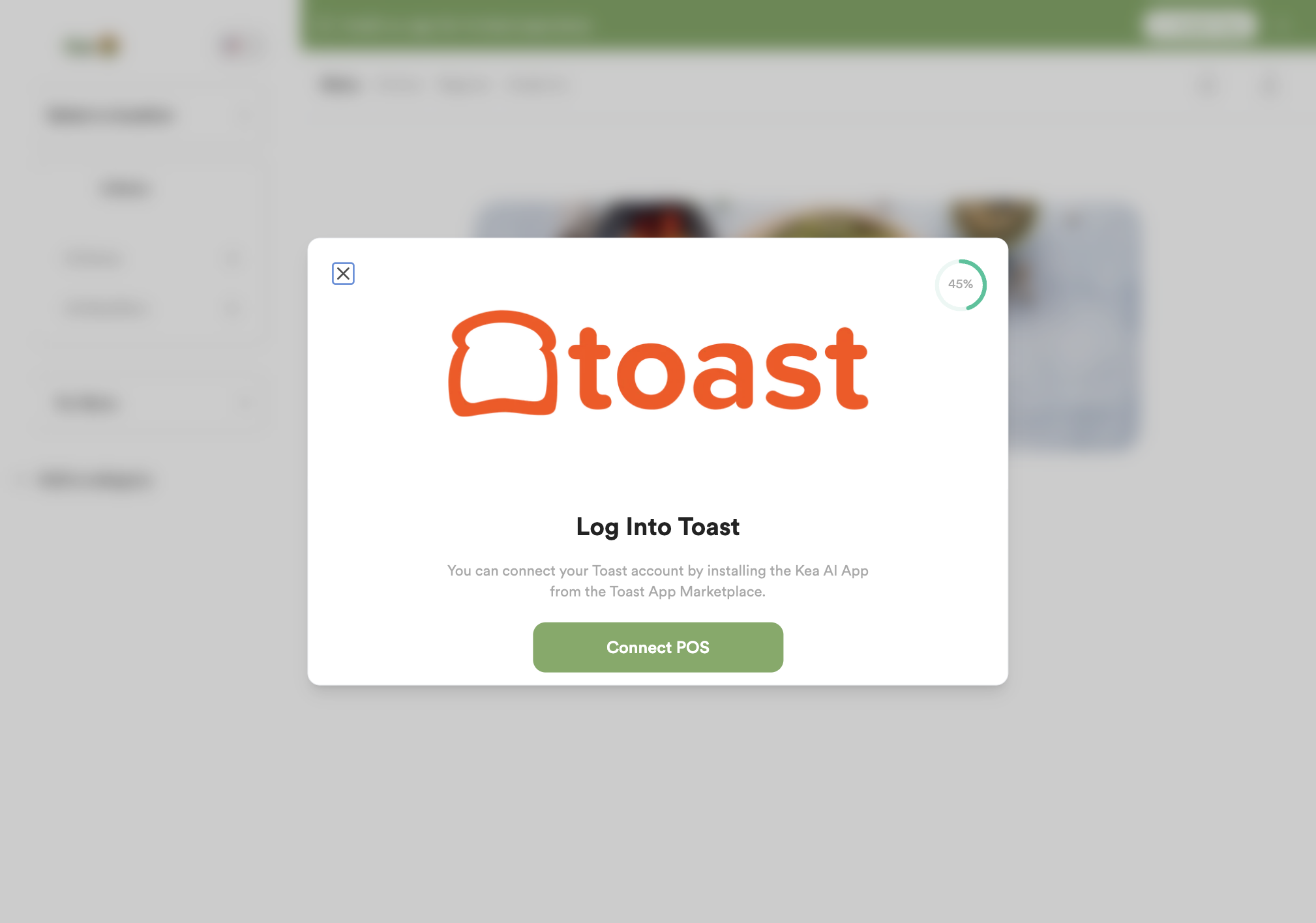Click on Connect POS