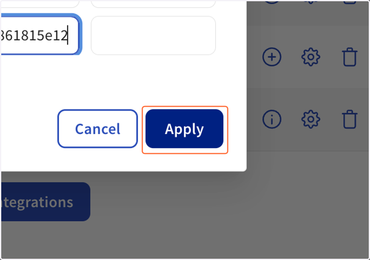 Click on Apply