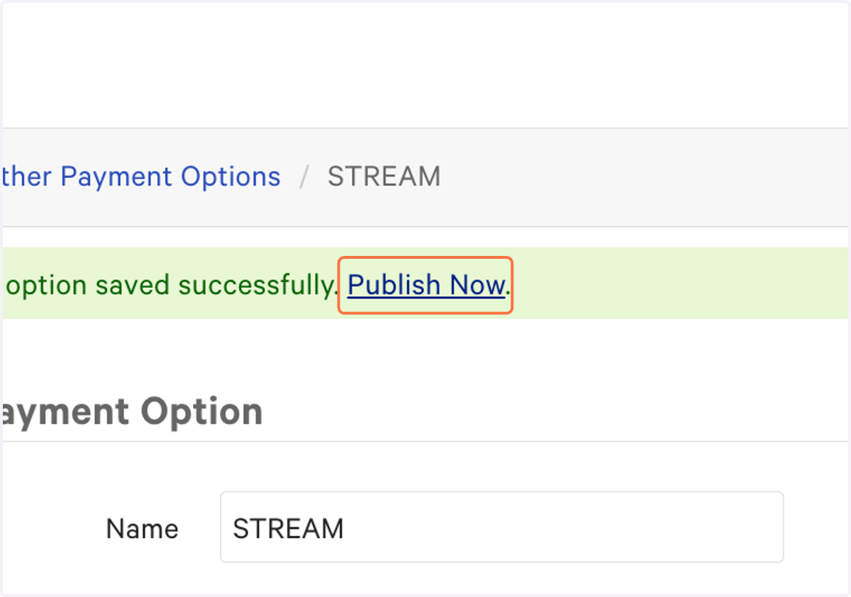Click on Publish Now ** VERY IMPORTANT **