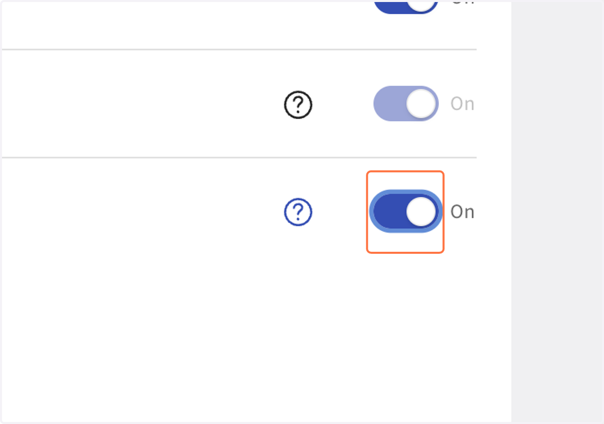 Ensure Online Ordering Partners is toggled ON
