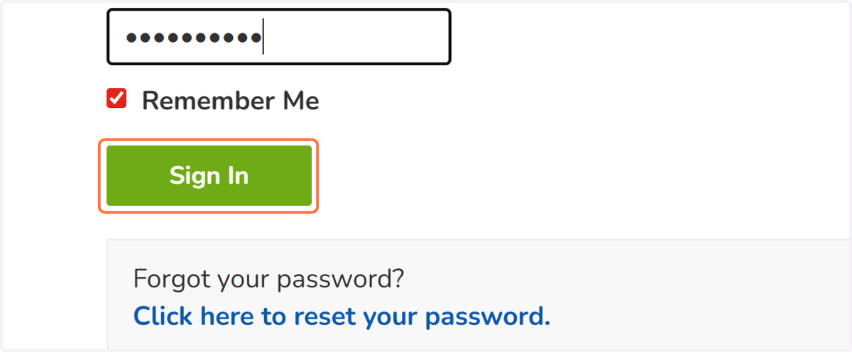 Click on Sign In