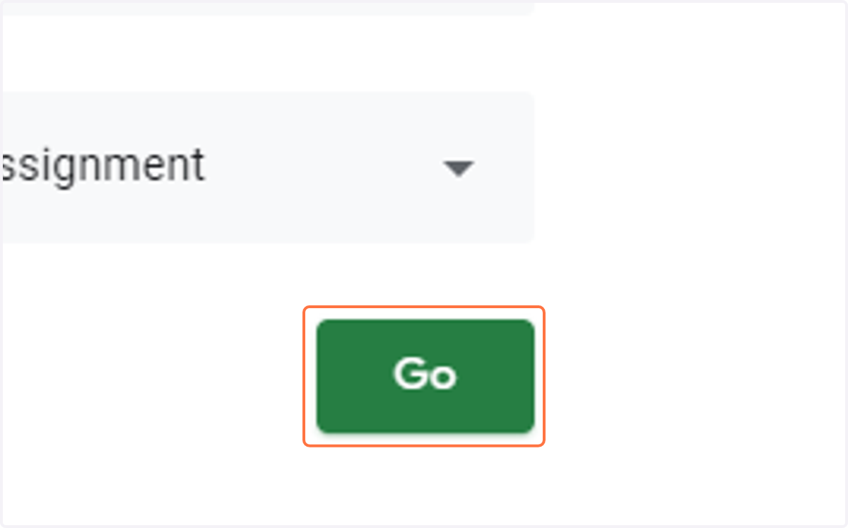 Click on Go to next step