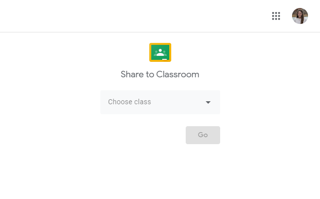 Click on Choose class…