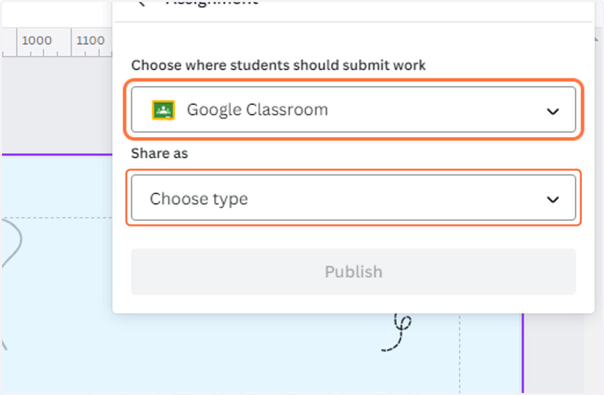 Click on Choose type