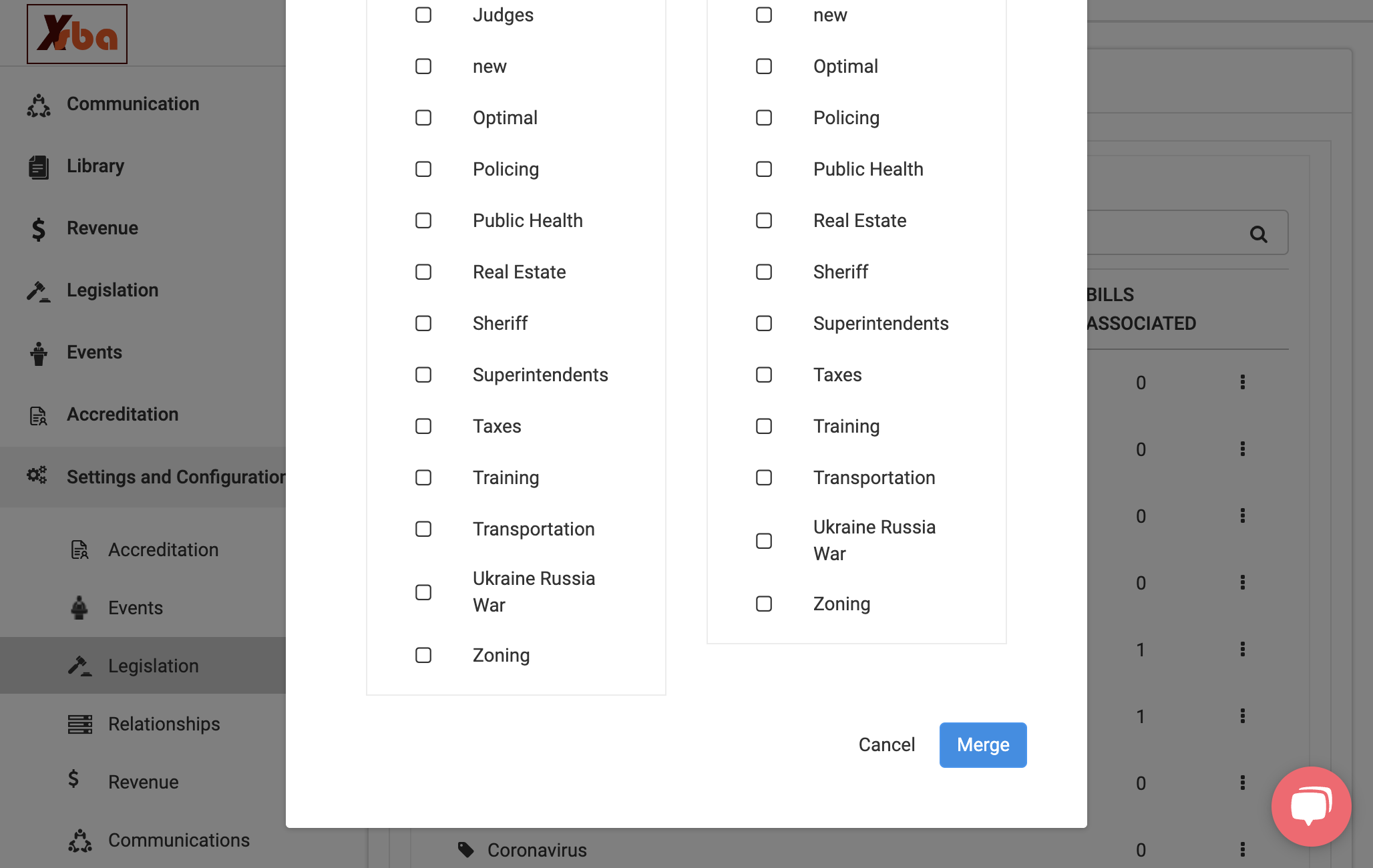 Click on Merge to save changes and confirm the merge