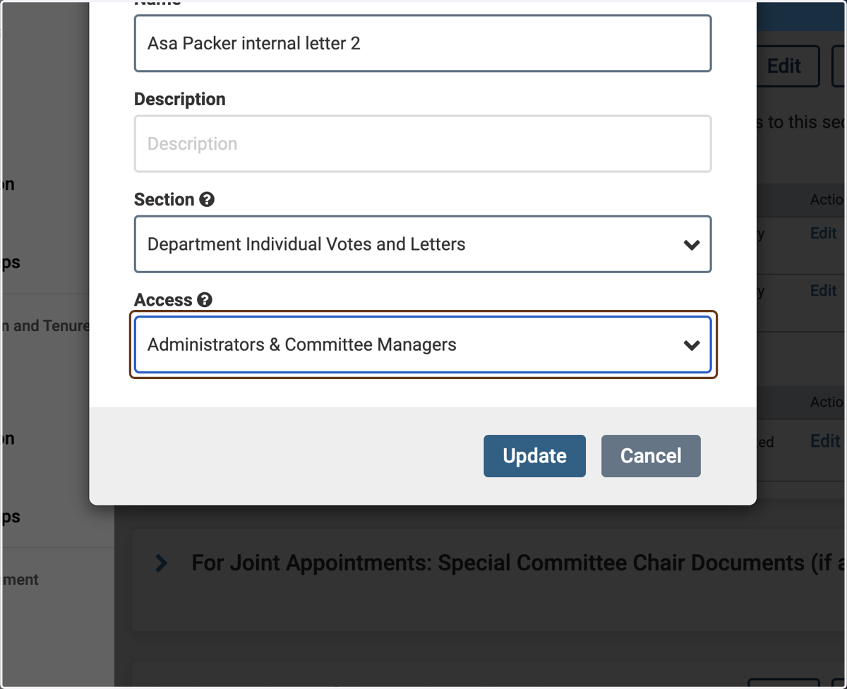 Select Administrators & Committee Managers