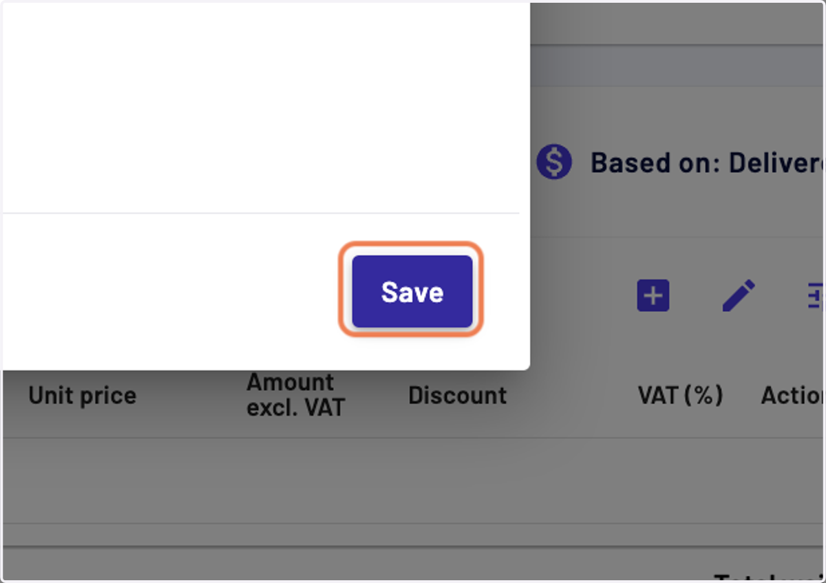 Then click on "Save"