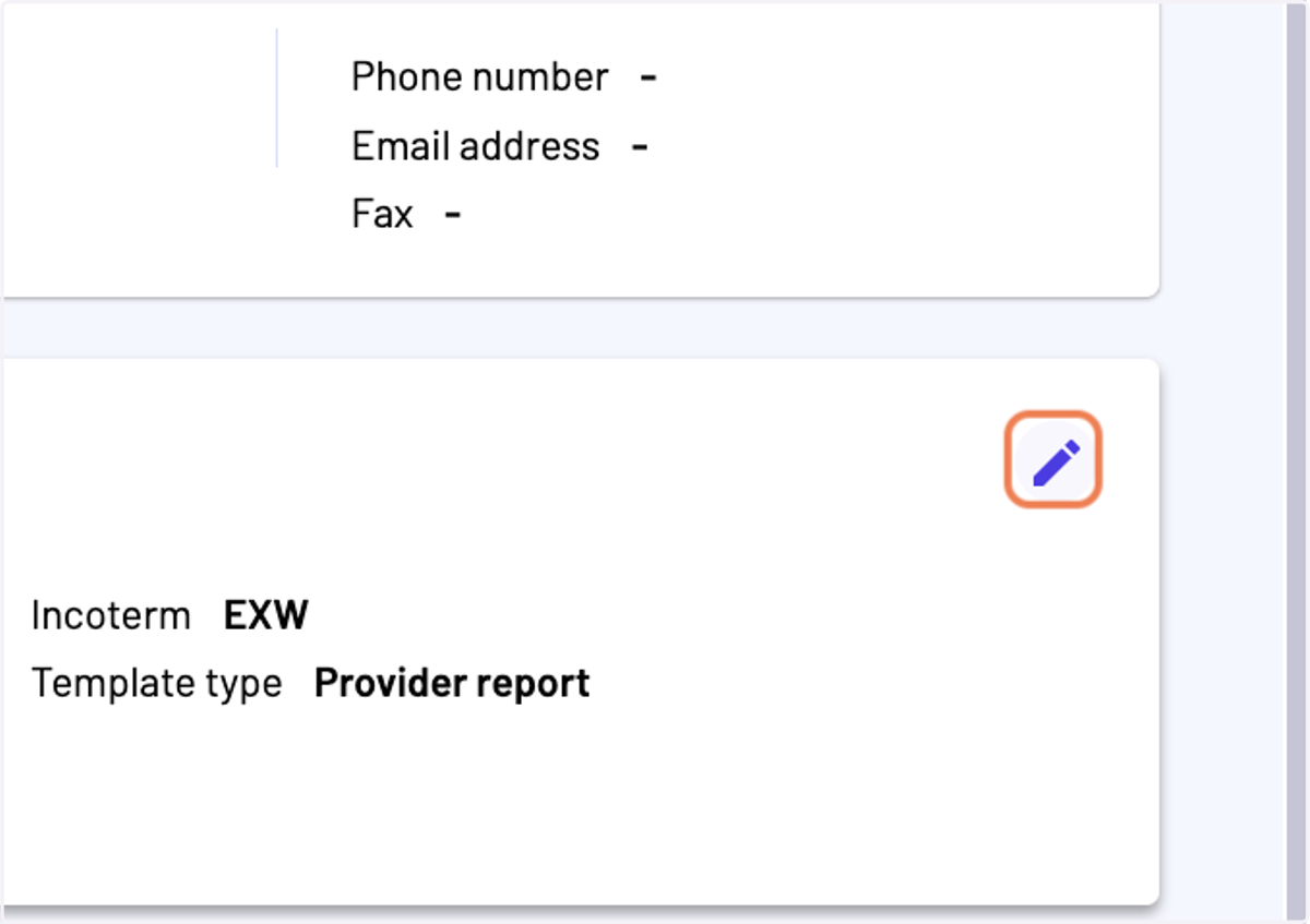 You can check the report details and make changes