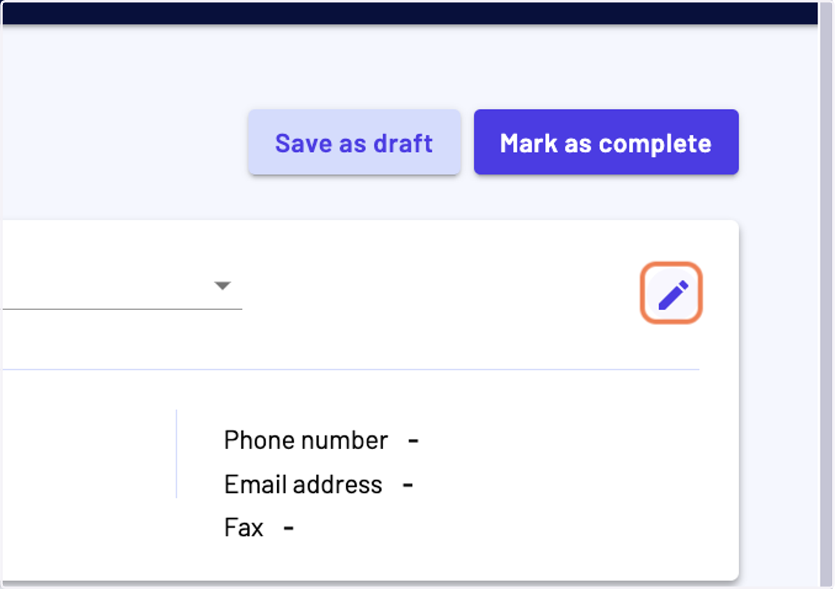 You can also edit the provider details