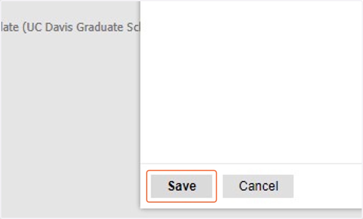 Click on Save