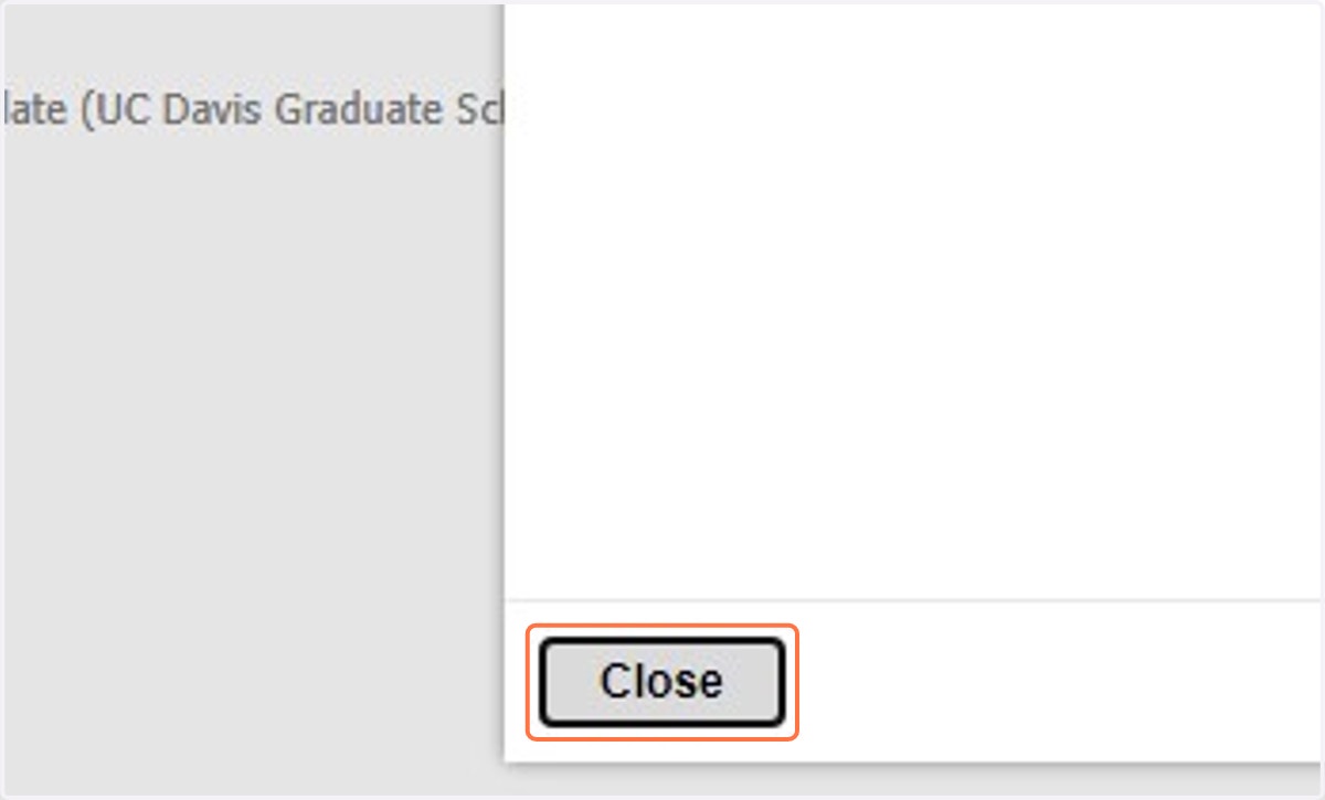 Click on Close