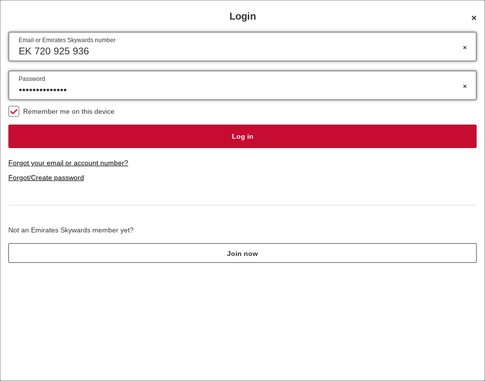 Type password