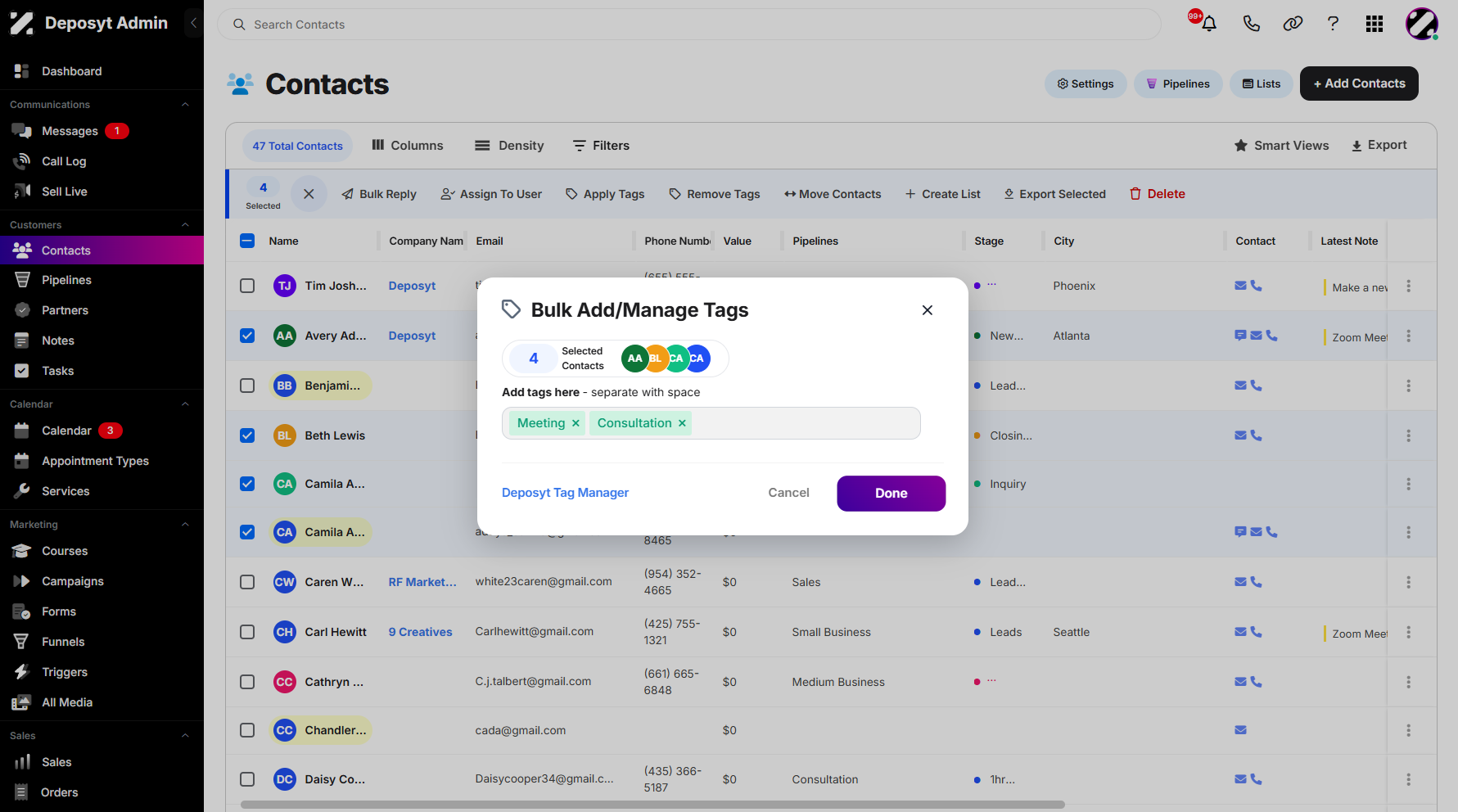 Step 9: Once everything is set up, click on Done to apply the changes.