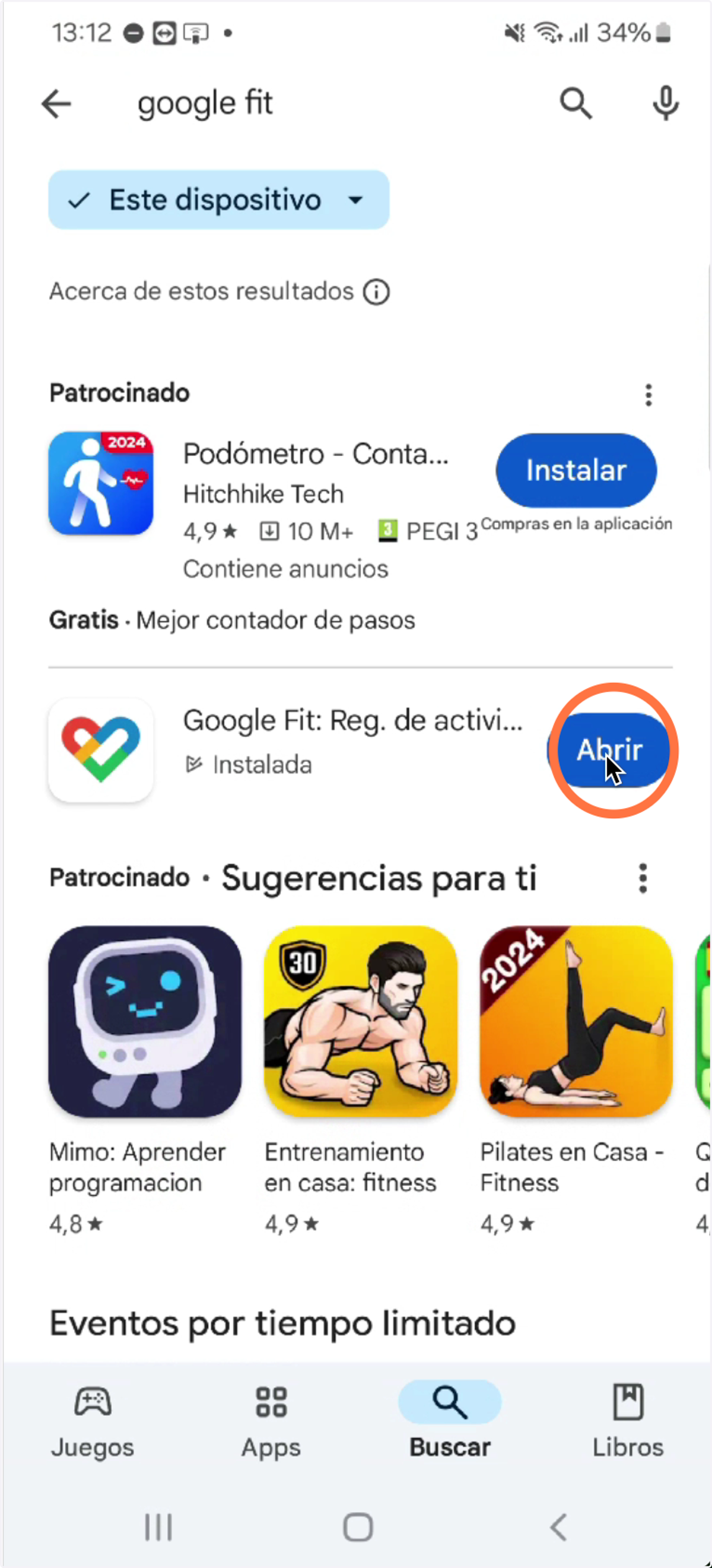 Una vez instalada, la abriremos para configurarla