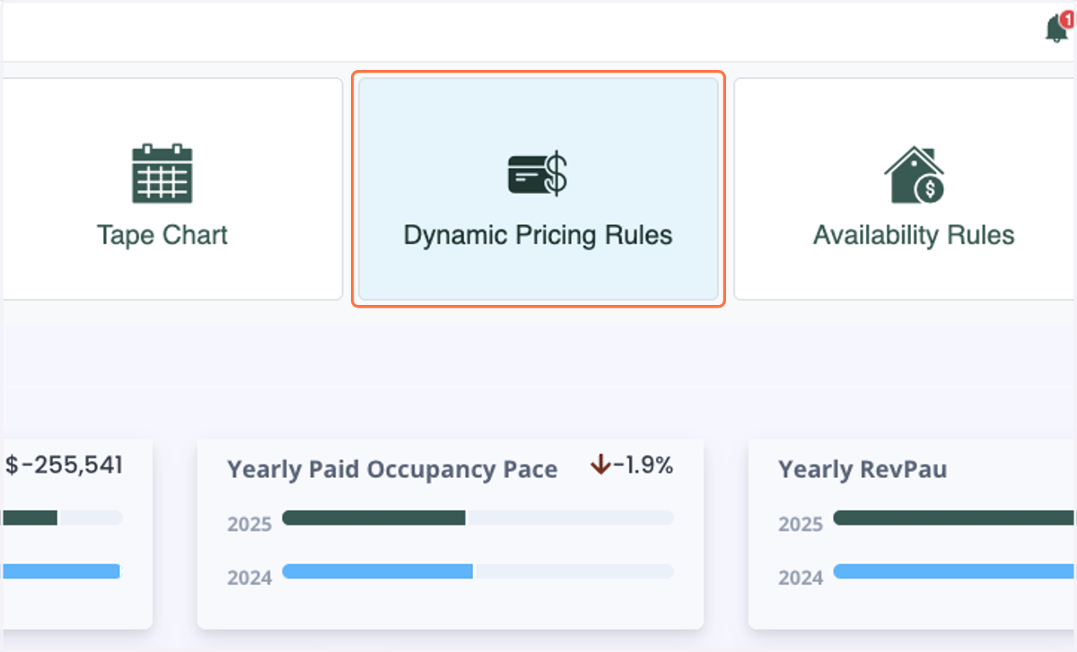 Click on Dynamic Pricing Rules