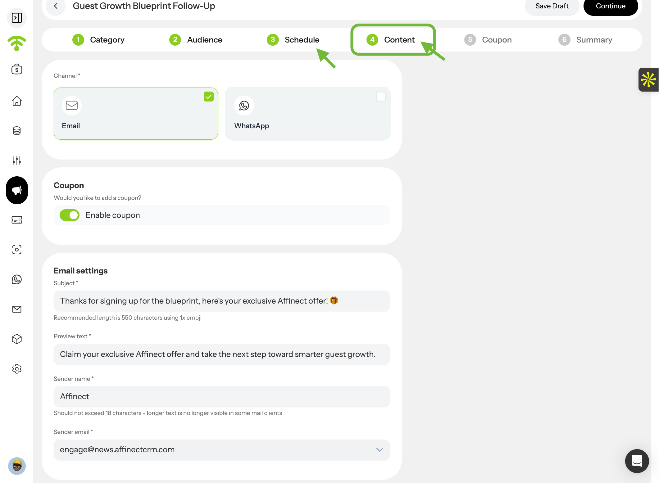Build Your Campaign Content