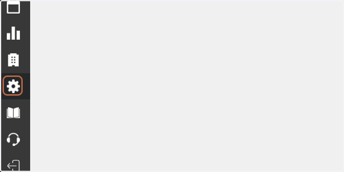 Click on the Gear Icon for Settings.