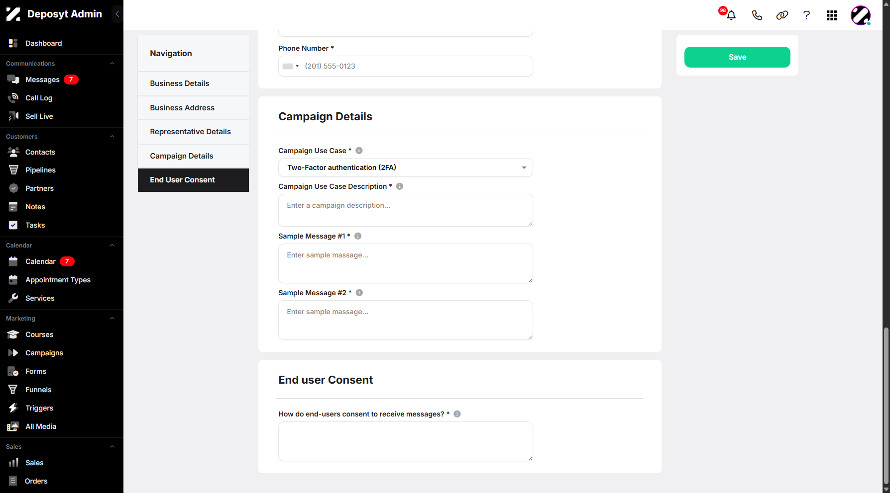 Step 11: Once everything is set, click Save to apply the changes.