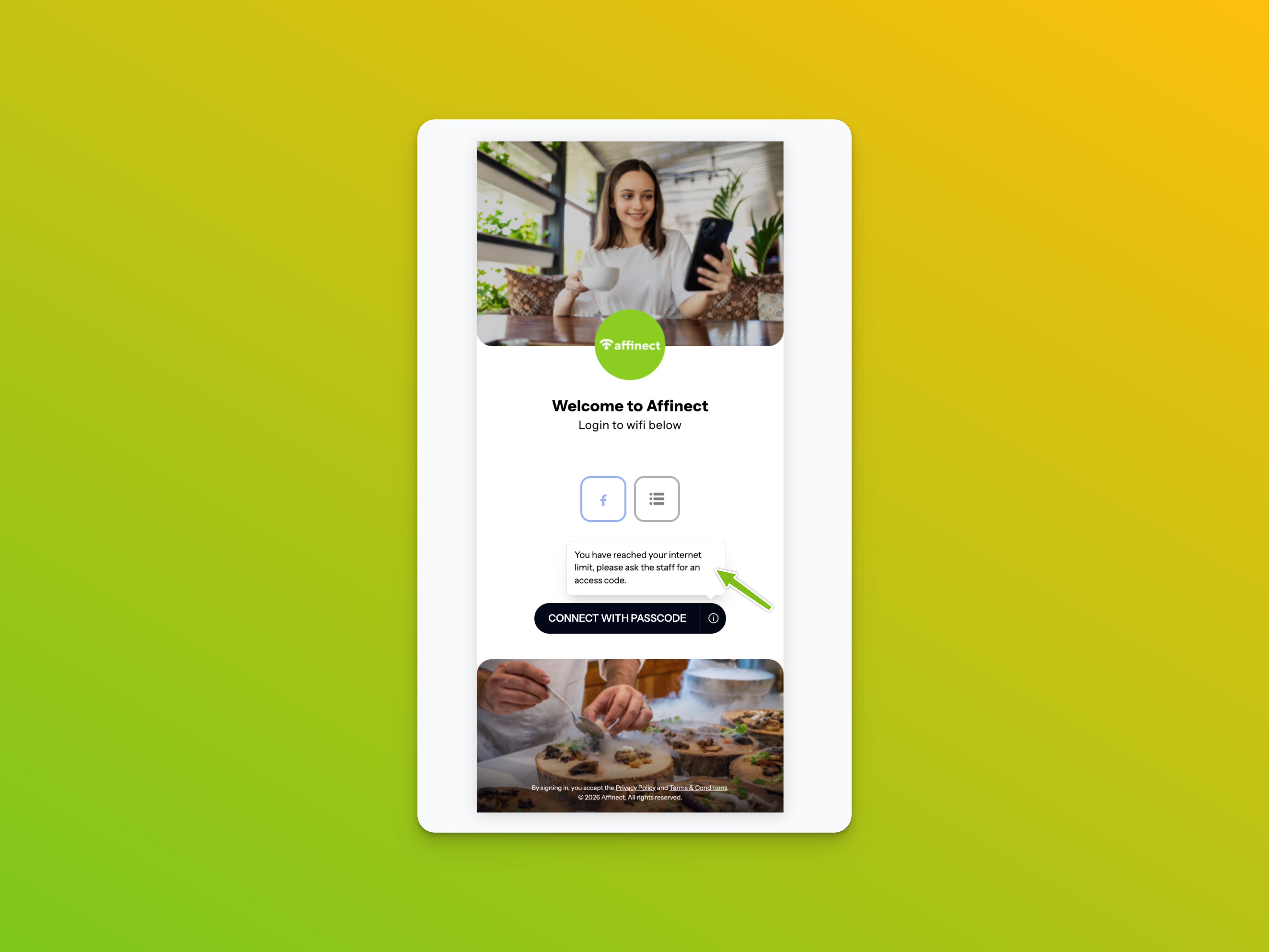 Guest Experience with Passcode