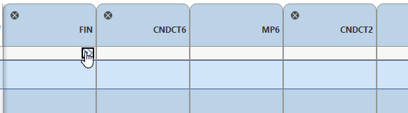 Click on the arrows under FIN to expand.