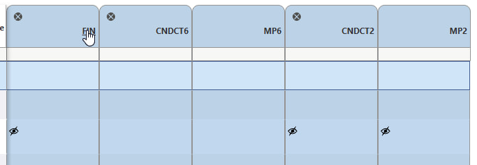 The FIN (final) column will show up. Click on it.